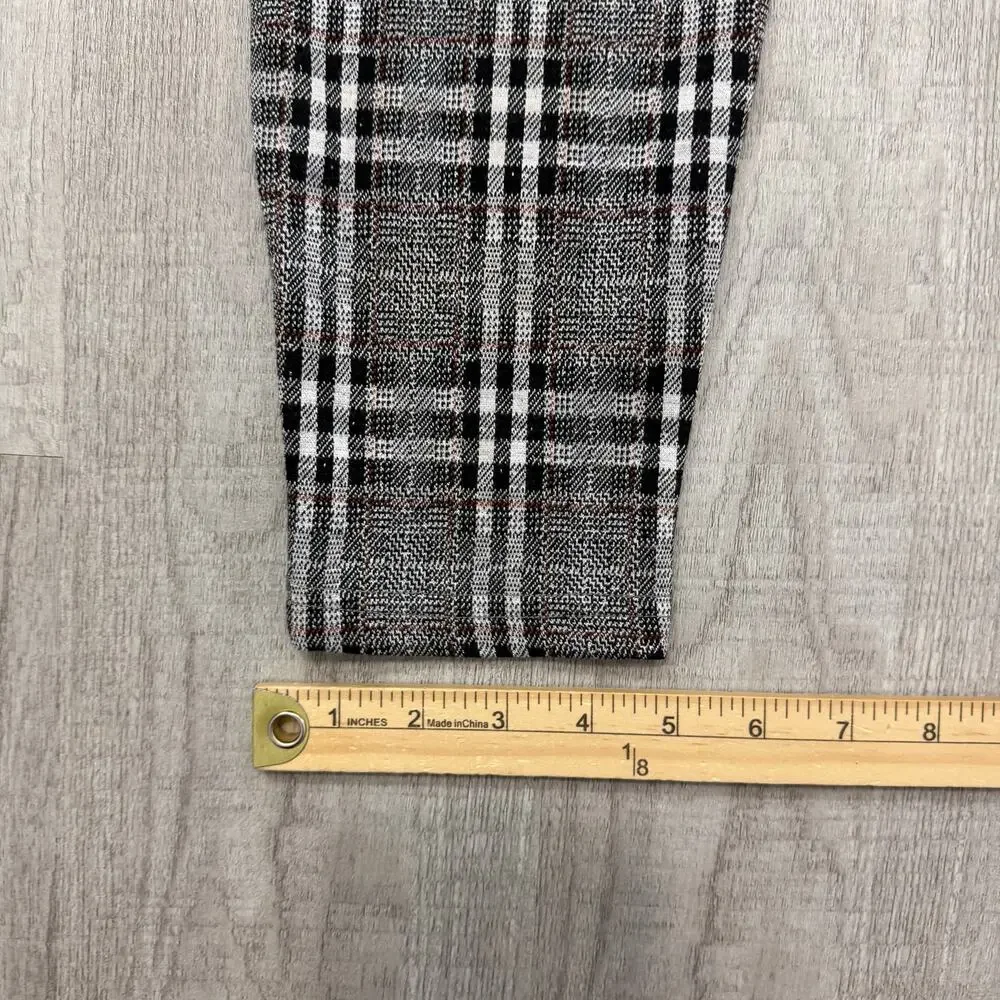 YoungLA Dapper Dress Pants Mens 30x30 Plaid Check 614 Stretch Skinny Fit YLA2112